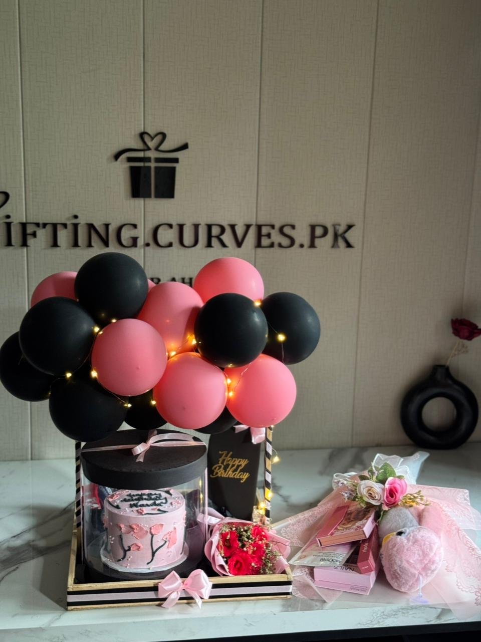 Premium Gift Basket & Makeup Bouquet for Her