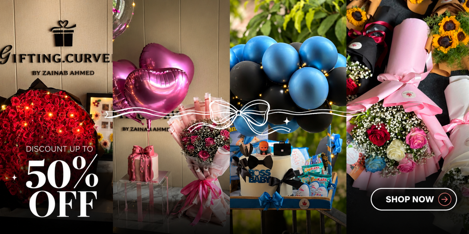 Elegant Gift Shop Discount Banner